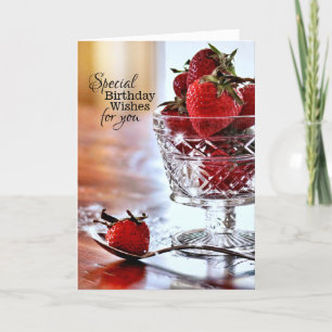 Sparkle und Joy Birthday Wishings Card Karte