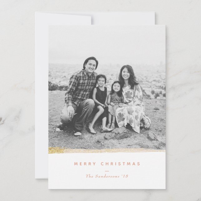 Sparkle und Shine Imitats Glitzer Feiertagskarte (Vorderseite)