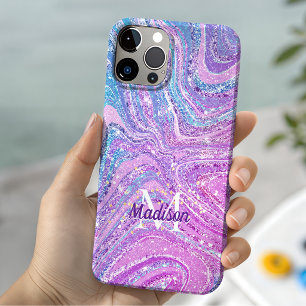 Sparkle unicorn Regenbogen gürtelig Marmor Kunst C Case-Mate iPhone Hülle