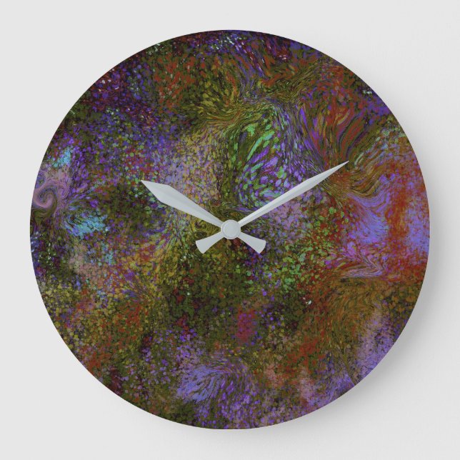 Sparkle Wand an Wand Große Wanduhr (Vorderseite)