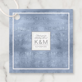 Sparkle Wedding Blue ID515 Geschenkanhänger