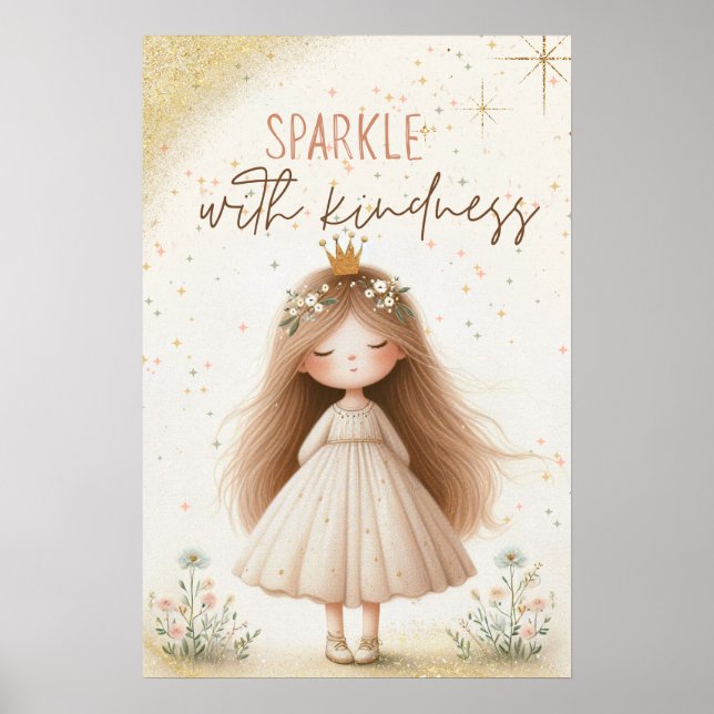 Sparkle with kidness poster (Vorne)