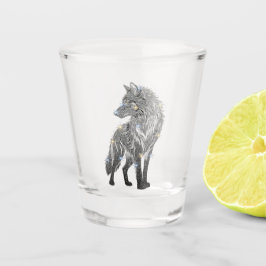 Sparkle Wolf Schnapsglas