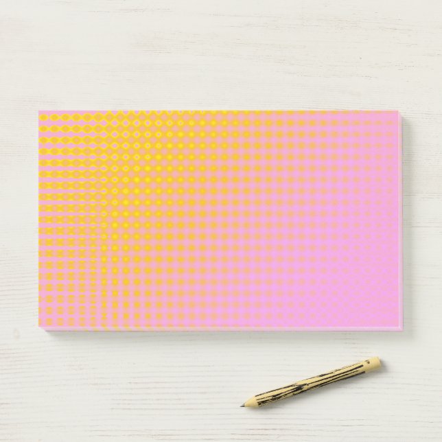 Sparkle yellow and pink post-it notes klebezettel (Auf Schreibtisch)
