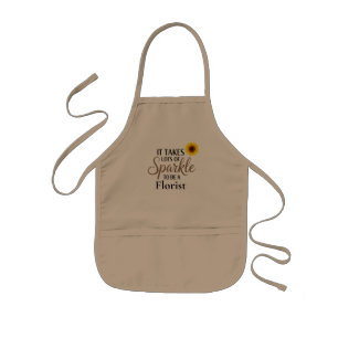 Sparkle Zitat Geschenk für Florist Kinderschürze