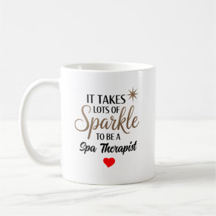 ✨ Sparkle Zitat Geschenk für Wellness-Center Thera Kaffeetasse