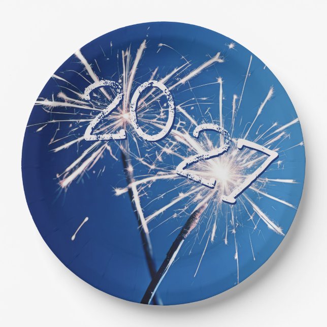 Sparkler 2026 pappteller (Vorderseite)