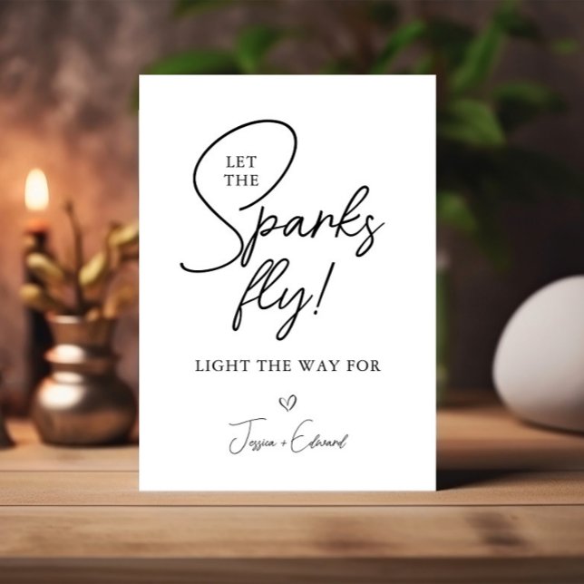 Sparkler abschicken Lass der Funken Fliegen Schwar (Von Creator hochgeladen)