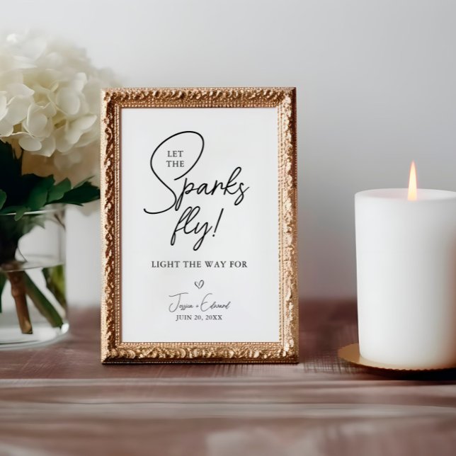 Sparkler abschicken Lass der Funken Fliegen Schwar (Von Creator hochgeladen)