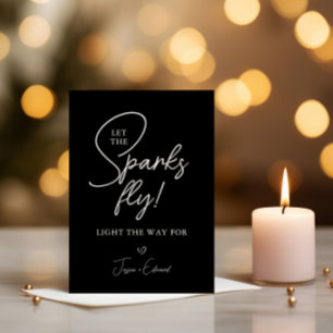 Sparkler-Abschlag Lasse den Funkenschwarzen Weizen