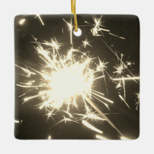 Sparkler Fireworks Sparkler Weihnachten Keramikornament