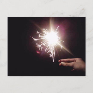 Sparkler Postkarte
