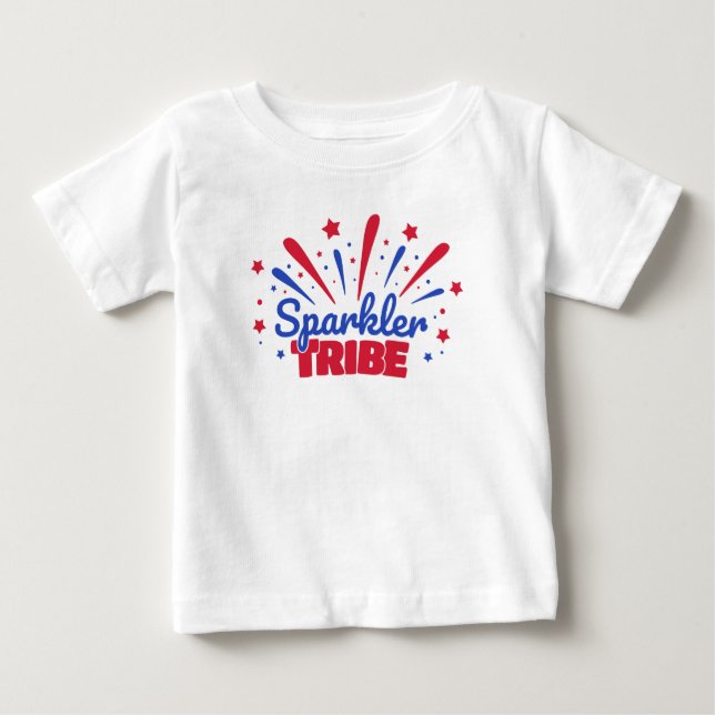 Sparkler-Stamm Baby T-shirt (Vorderseite)