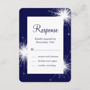 Sparkler Wedding RSVP 2