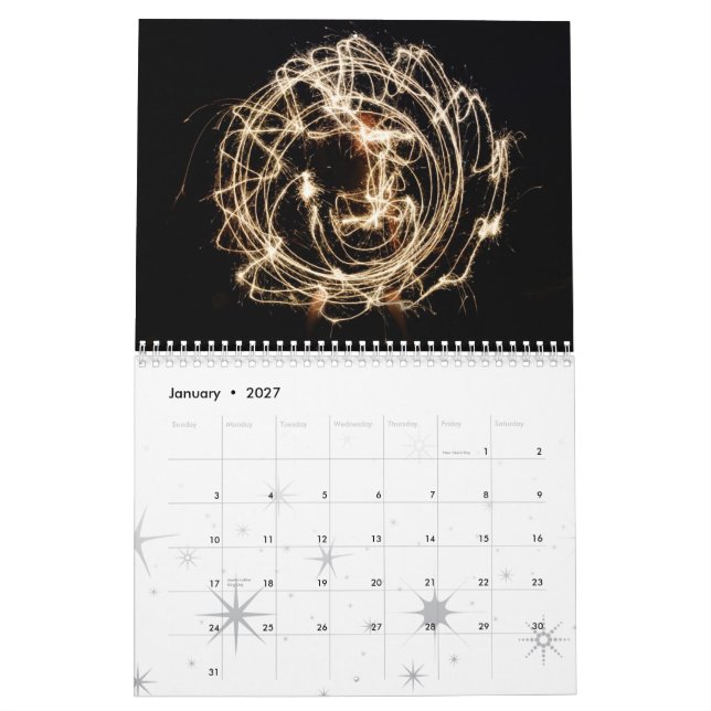 SparklerArt Daten Kalender (Jan 2027)