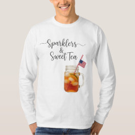 Sparklers & Sweet Tea: Entspannter 4. Juli T-Shirt