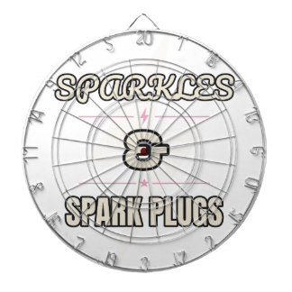 Sparkles & Spark Plugs — Dartboard Dartscheibe