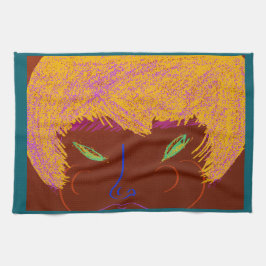 Sparkling Beauty Queen Kitchen Towel Geschirrtuch