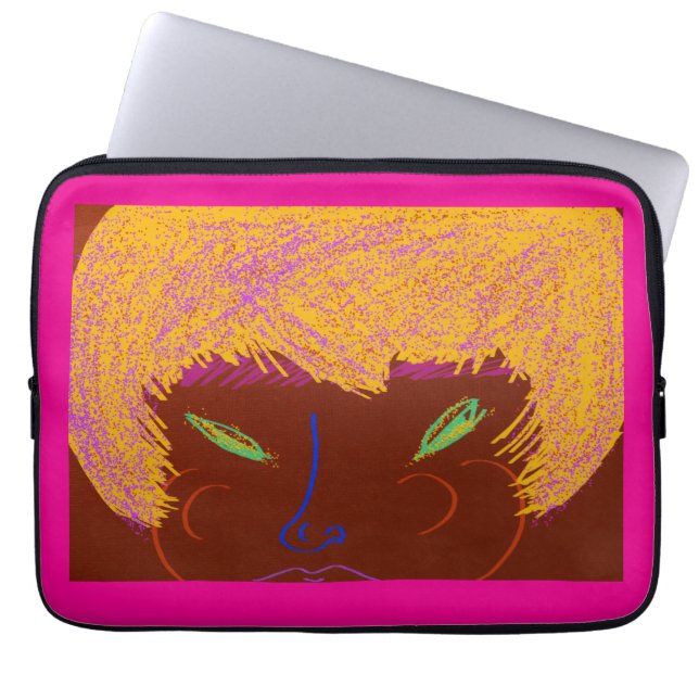 Sparkling Beauty Queen Laptop Sleeve (Vorderseite)