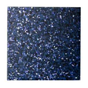 Sparkling Blue Glittery Ombre Aquamarines Geschenk Fliese