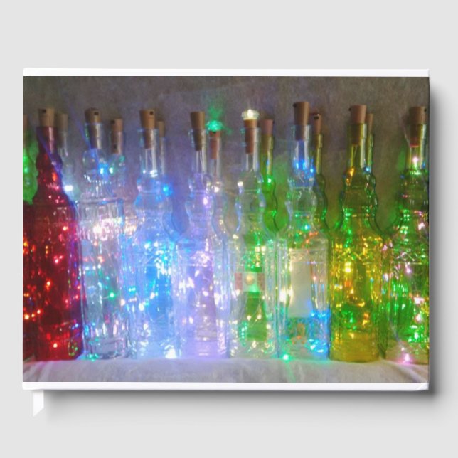 Sparkling Bottles Gästebuch (Vorderseite)
