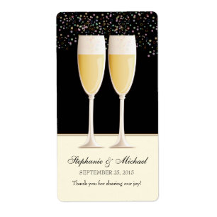 Sparkling Champagner Gastgeschenk Hochzeit Weinmar