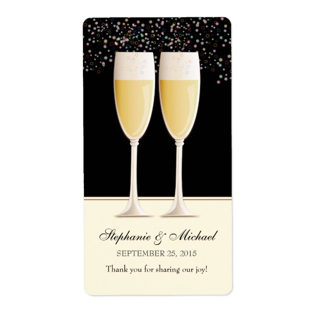 Sparkling Champagner Gastgeschenk Hochzeit Weinmar (Vorne)