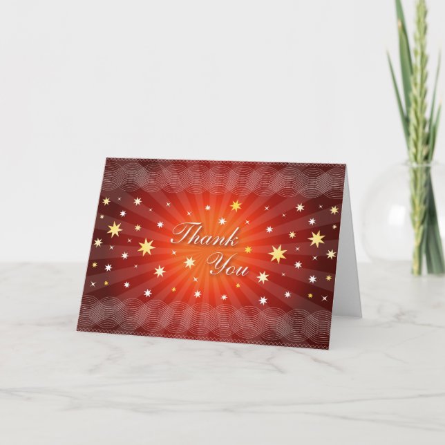 Sparkling Danke-Card Dankeskarte (Vorderseite)