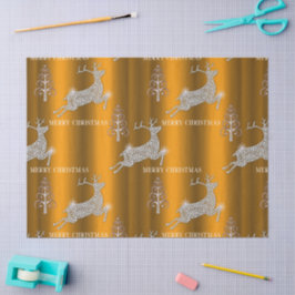 Sparkling Diamonds Rentier an Weihnachten Seidenpapier