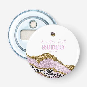 Sparkling Disco Cowgirl Bachelorette, vergoldeter Flaschenöffner