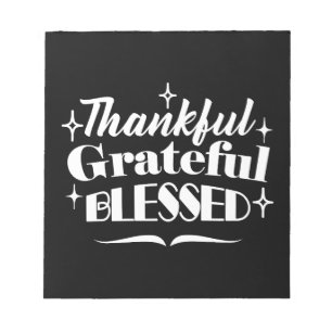 Sparkling Erntedank Quote Holiday Design Notizblock