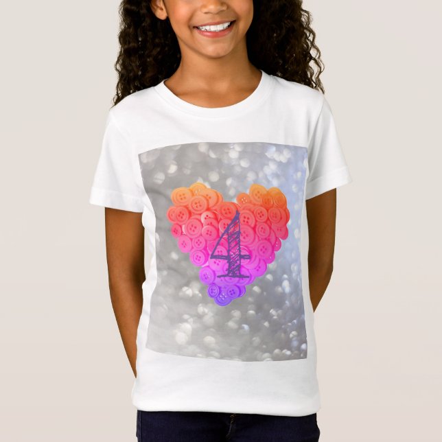 Sparkling Glitzer Glamour Herzlich Willkommen im 4 T-Shirt (Vorderseite)