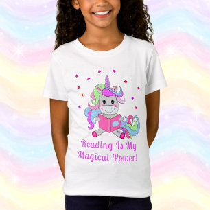 Sparkling Glitzer Unicorn Lesebuch T-Shirt