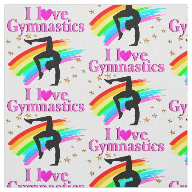 SPARKLING GYMNAST STOFF (Muster)
