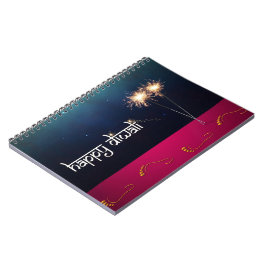Sparkling Happy Diwali - Notebook Notizblock