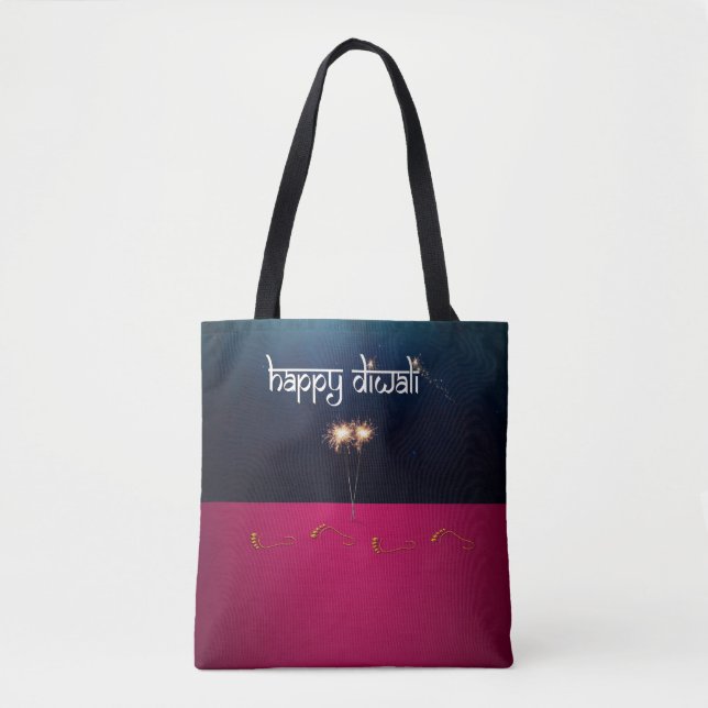Sparkling Happy Diwali - Tote Bag (Vorderseite)