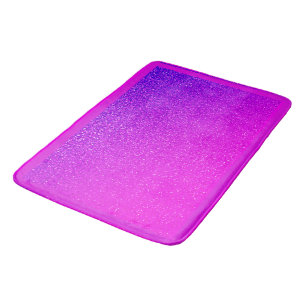 Sparkling Hot Pink Lila Glitzer Ombre Girly Niedli Badematte