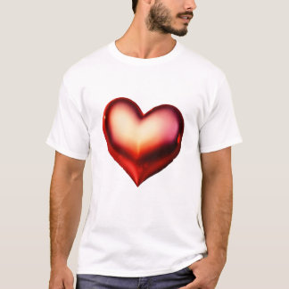 Sparkling Liebe Herz Glitzer T - Shirt