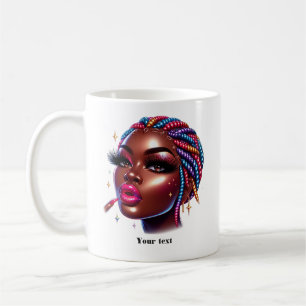 Sparkling Melanin Chic American Urban Kaffeetasse