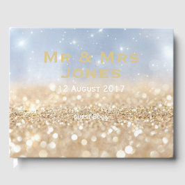 Sparkling Mr. & Mrs. Wedding Gästebuch