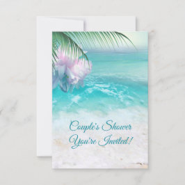 SPARKLING OCEAN WATERS Couple's Dusche Einladung