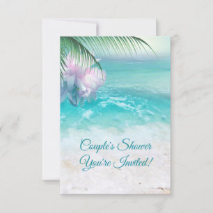 SPARKLING OCEAN WATERS Couple's Dusche Einladung