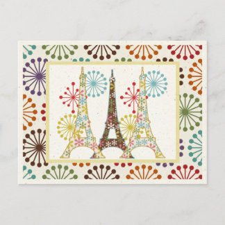 Sparkling Paris Postkarte