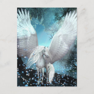 Sparkling Pegasus Postkarte