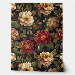 Sparkling Peony Weihnachten Tapete