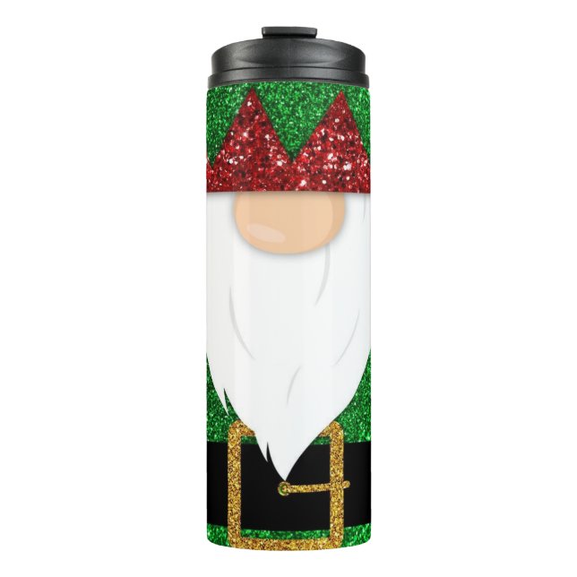 Sparkling Snowman Magic Thermosbecher (Vorderseite)