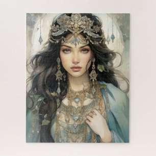 Sparkling Splendor: Indischer Juwel Puzzle