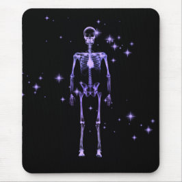 Sparkling X-Ray Skeleton - Lila Mousepad