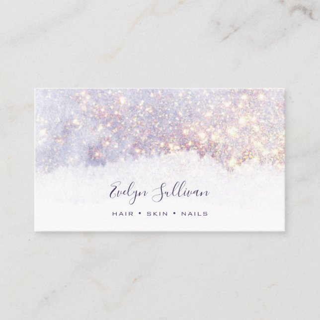 Sparklore Watercolor Business Card Visitenkarte (Vorderseite)