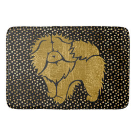 SPARKLY THANG Chow faux metallic crate/bath mat Badematte
